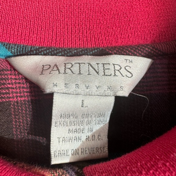 Colorful plaid button up - Picture 2 of 3